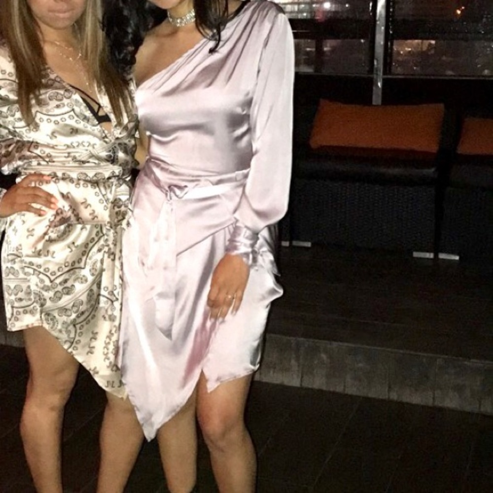 Misguided one sleeve dress